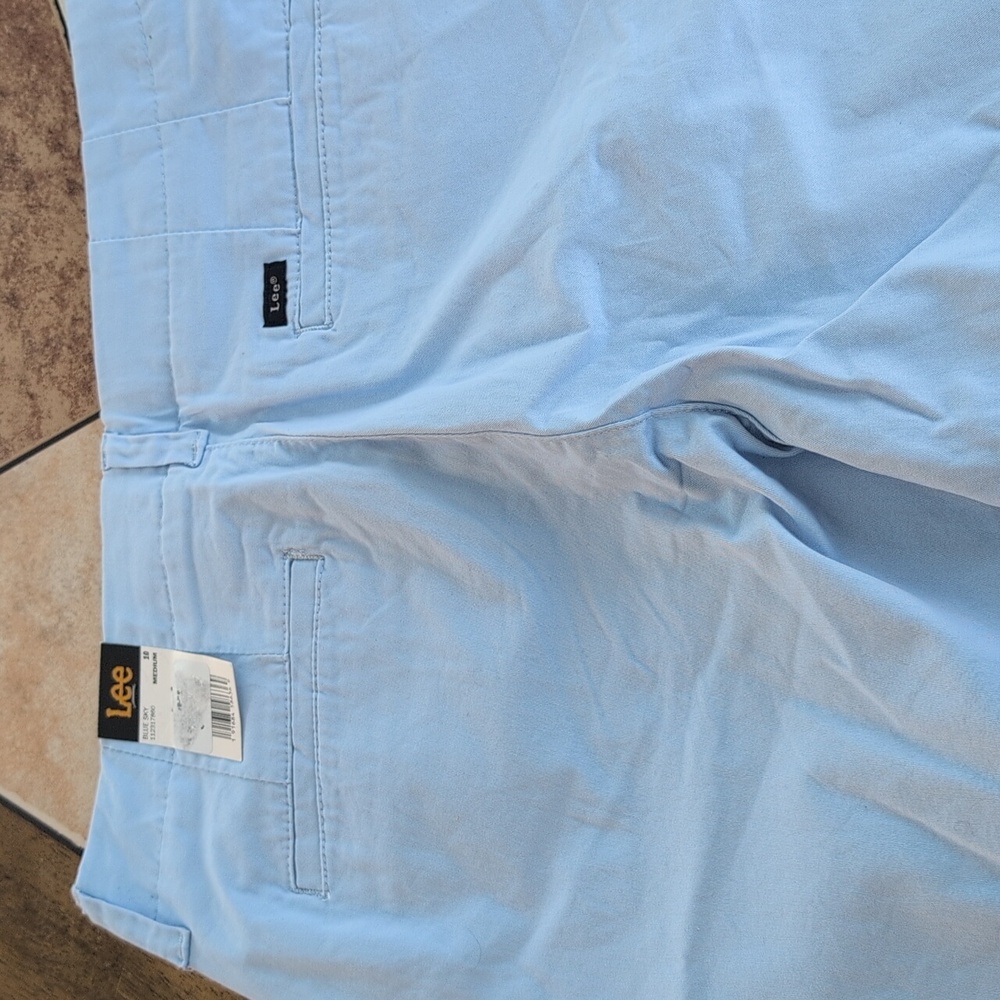 Lee Sky Blue Casual Shorts - Picture 3 of 3